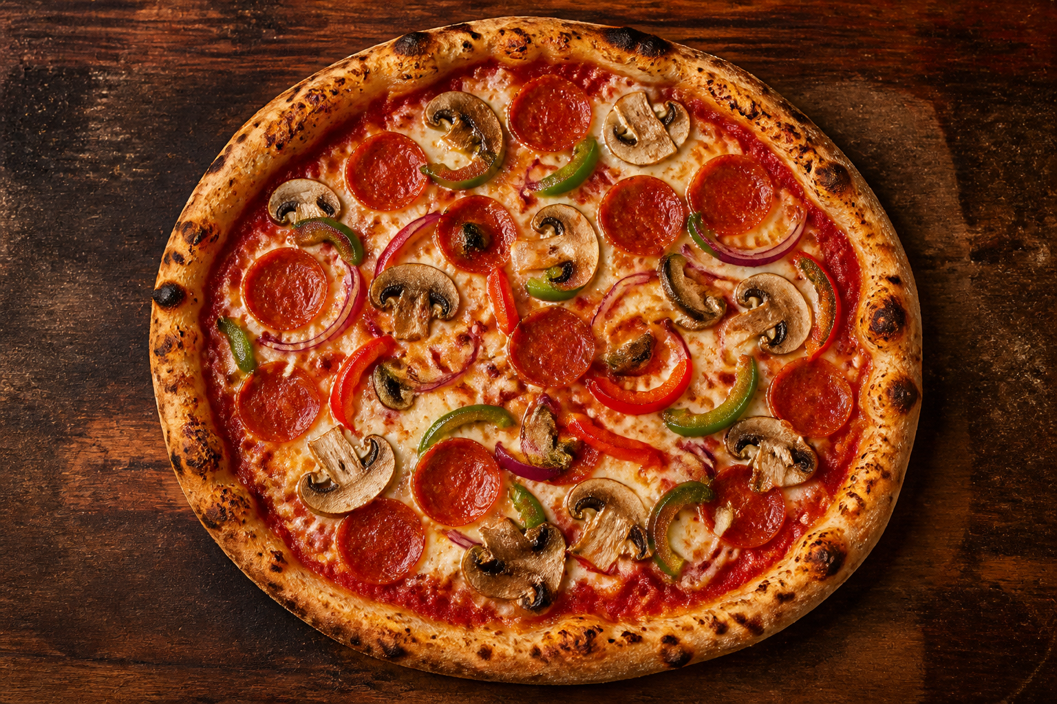 A selection from House Pizzas